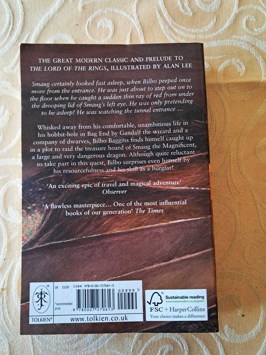 J R R Tolkien - The Hobbit - Paperback edition 2008 ENG