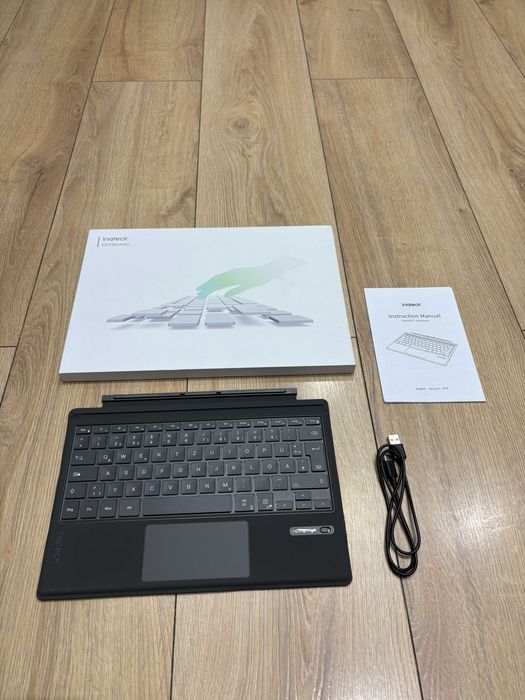 Klawiatura Inateck KB02027 Surface szara QWERTZ podświetlana 7 kolorów