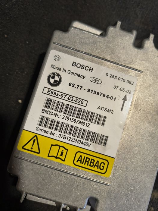 Moduł sterownik sensor poduszek airbag e93 e88