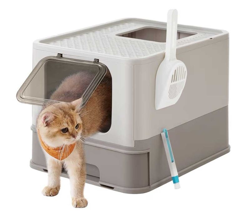 Duża kuweta dla kota nowa 54,3x42,5x37,8