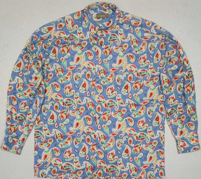 Wr) NEXT wzorzysta koszula długi rękaw Roz.L/XL