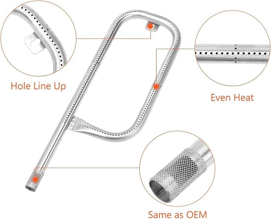 Rurka palnika do grillów gazowych Weber Q100, Q120, Q1000, Q1200