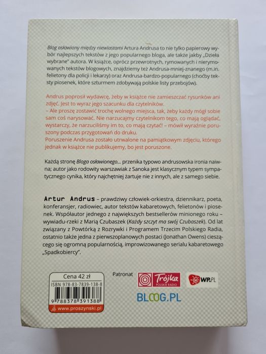 Blog osławiony między niewiastami

Artur Andrus