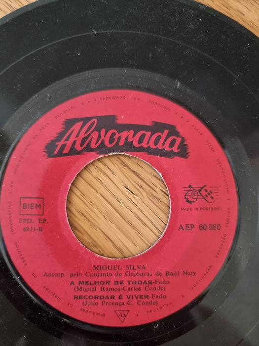 Vinil Miguel Silva Autografado - Alvorada