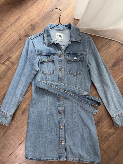 сукня zara джинсова