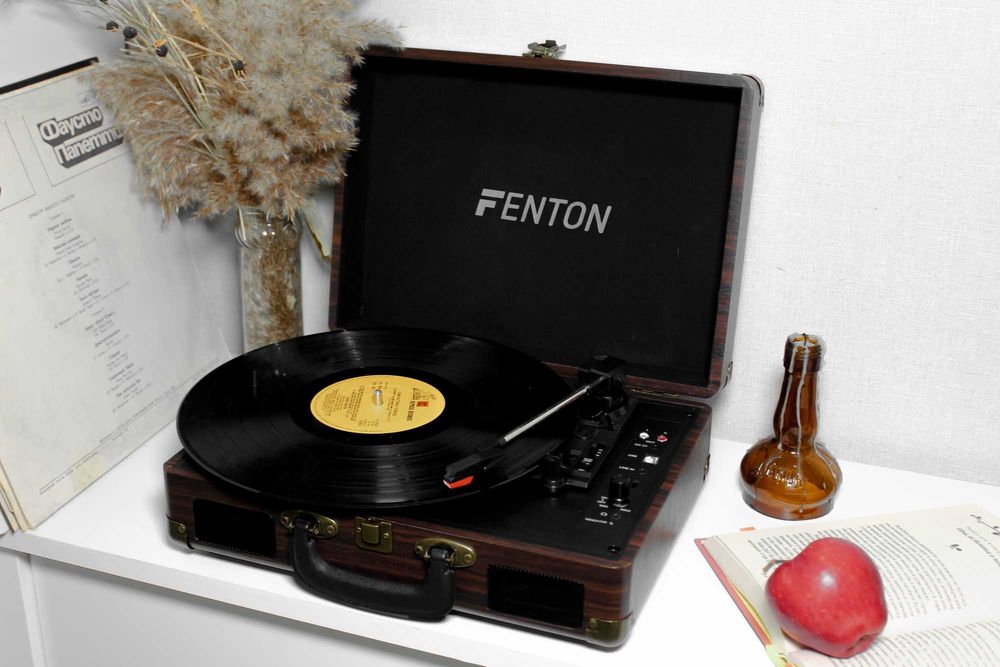 Вініловий програвач вінілу для пластинок платівок з БЛЮТУЗ