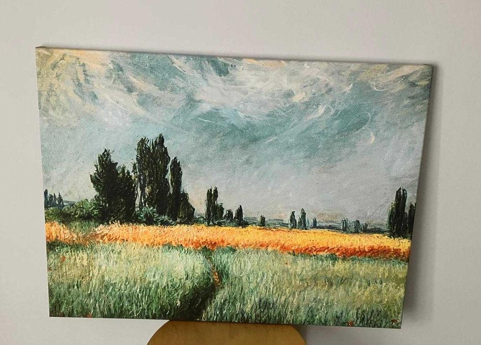 Pole pszenicy, Claude Monet, reprodukcja – druk, 80x60cm