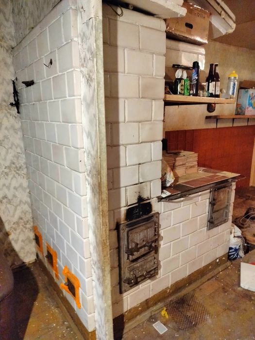 Piec kaflowy kafle płyta