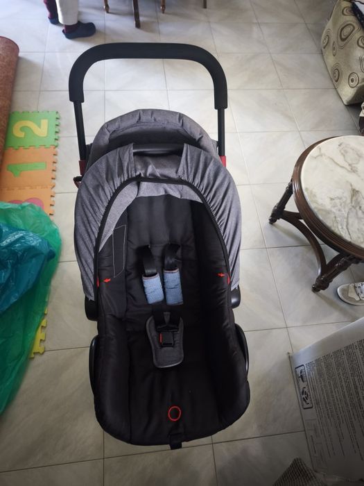 Combinado Vertbaudet :ovo e carrinho até 15 Kg