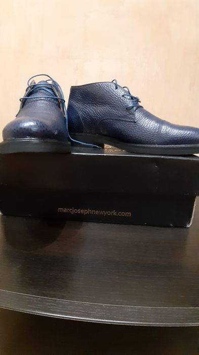 Демисезонные кожаные ботинки фирмы MARC JOSEPH NEW YORK новые 42.5 р.
