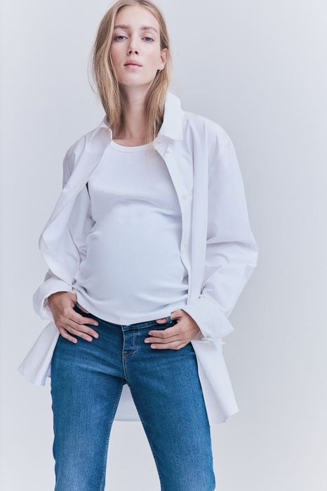 H&M Slim low jeans для вагітних