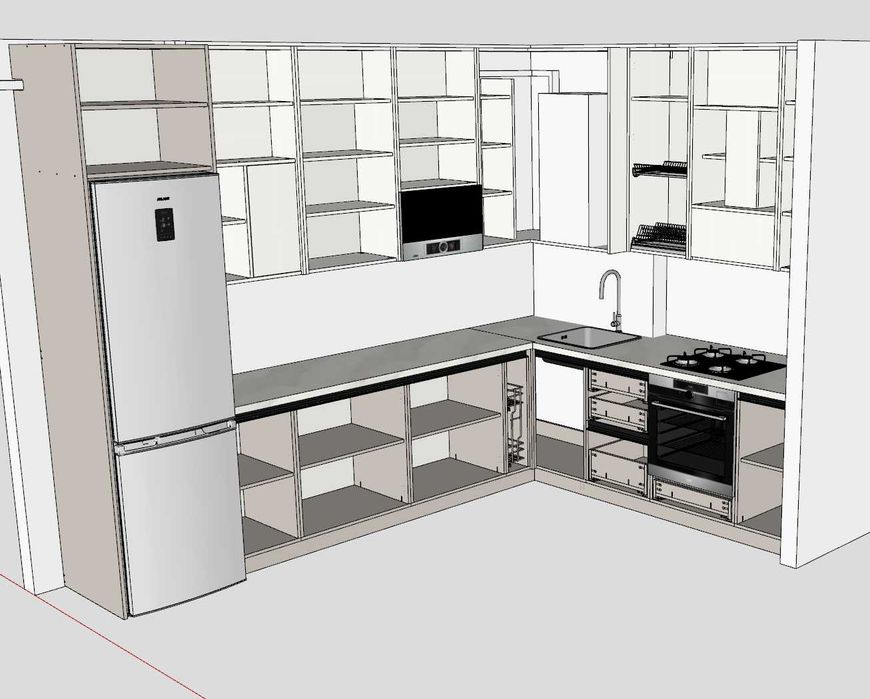 Дизайн Проектування меблів у SketchUp! Подача на Віяр!