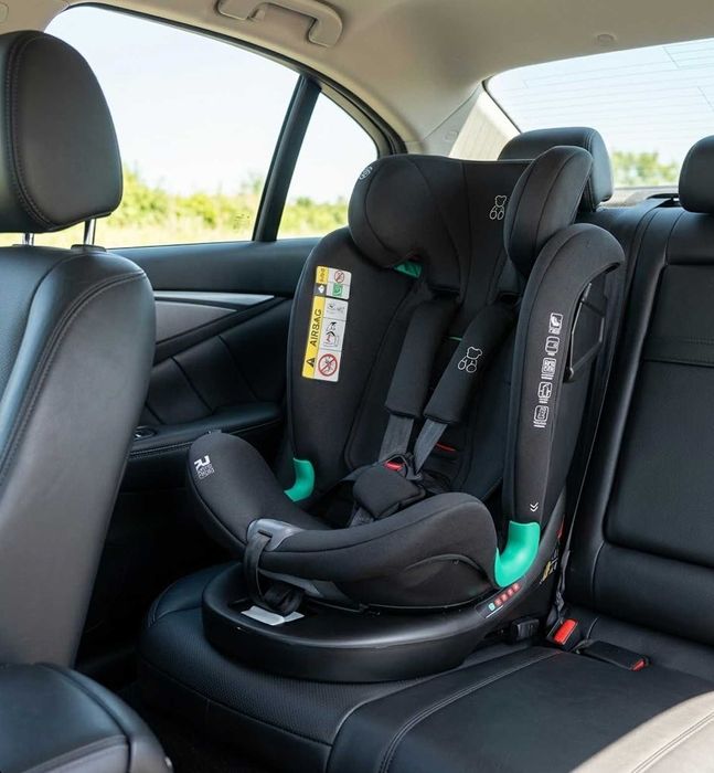 Fotelik Samochodowy 9-36 kg 40-150 cm OBROTOWY 360° NOWY ISOFIX i-Size Top Tether Montaż Przodem i Tyłem do kierunku jazdy + Gratisy