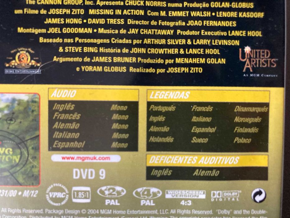 [DVD] Desaparecido em Combate (Missing In Action)