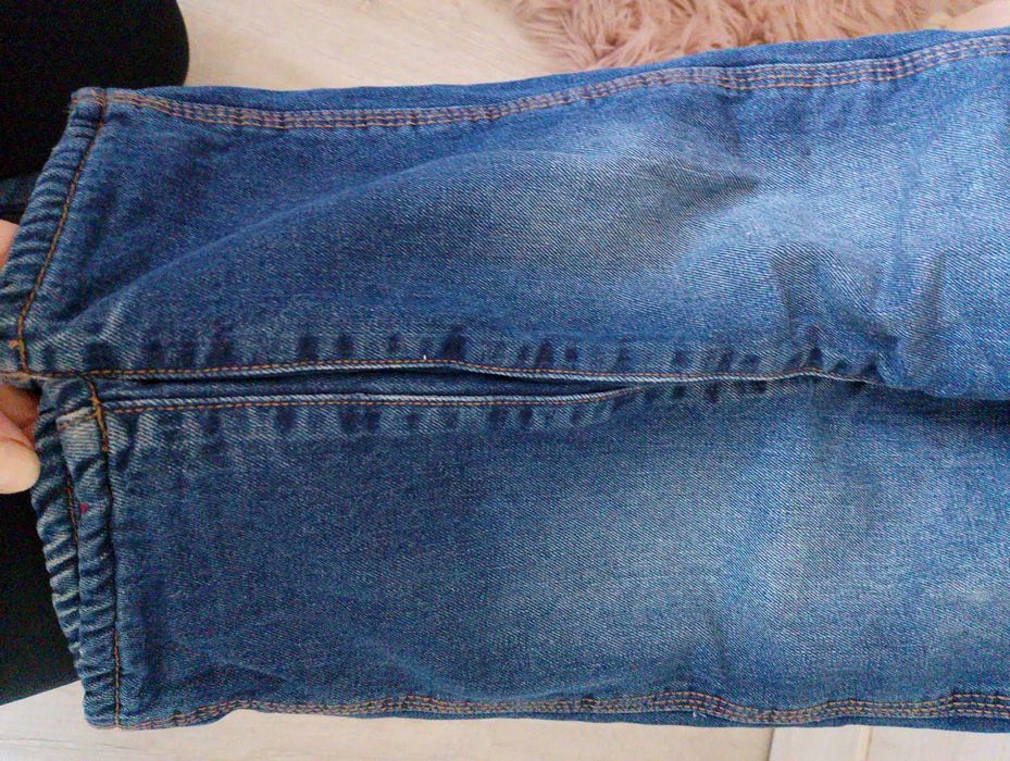 Джинсовий комбінезон на флісі на 3-5 років, osh kosh 5t