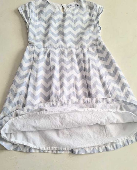 Vestido Knot 6 anos (116 cm) 100% algodão.