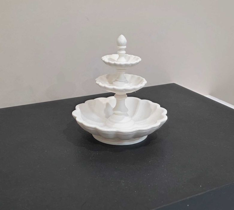 Trójpoziomowa patera dekoracyjna –  organizer  / ozdoba|  kolory  | 3D