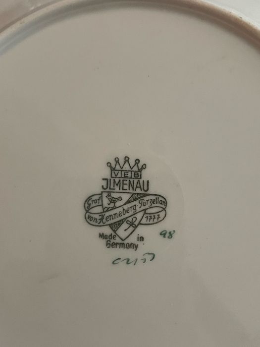 Набір тарілок з порцеляни(4 шт) Jlmenau