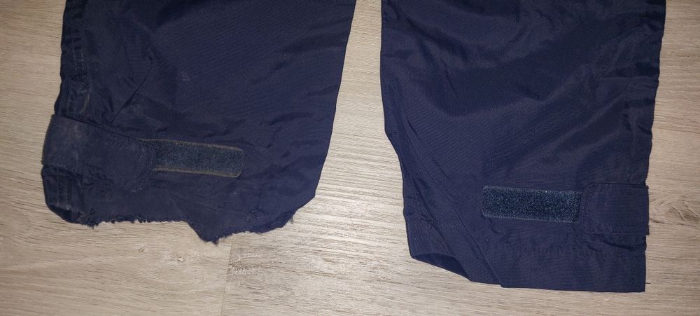 Spodnie przeciwdeszczowe przeciwśniegowe na szelkach