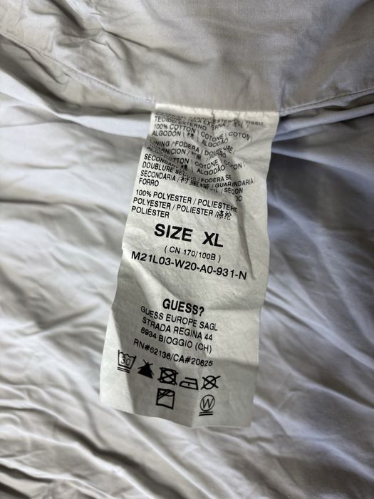 Kurtka meska przejsciowa Guess rozmiar XL 100% bawelna