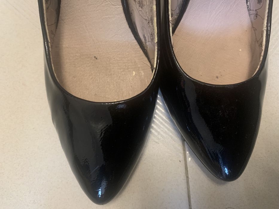 Sapato alto preto Aldo