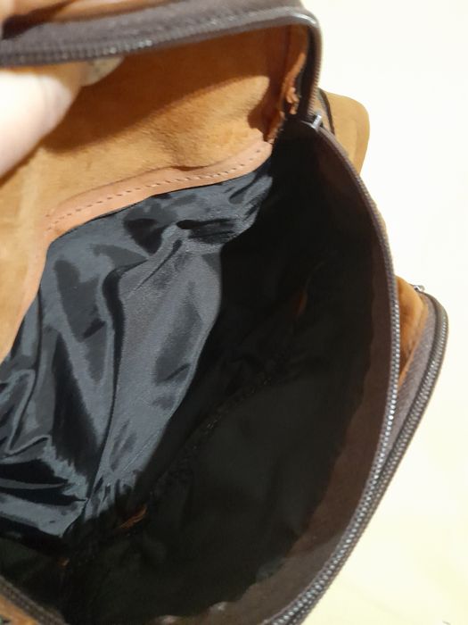 Шкіряна поясна сумка бананка унісекс