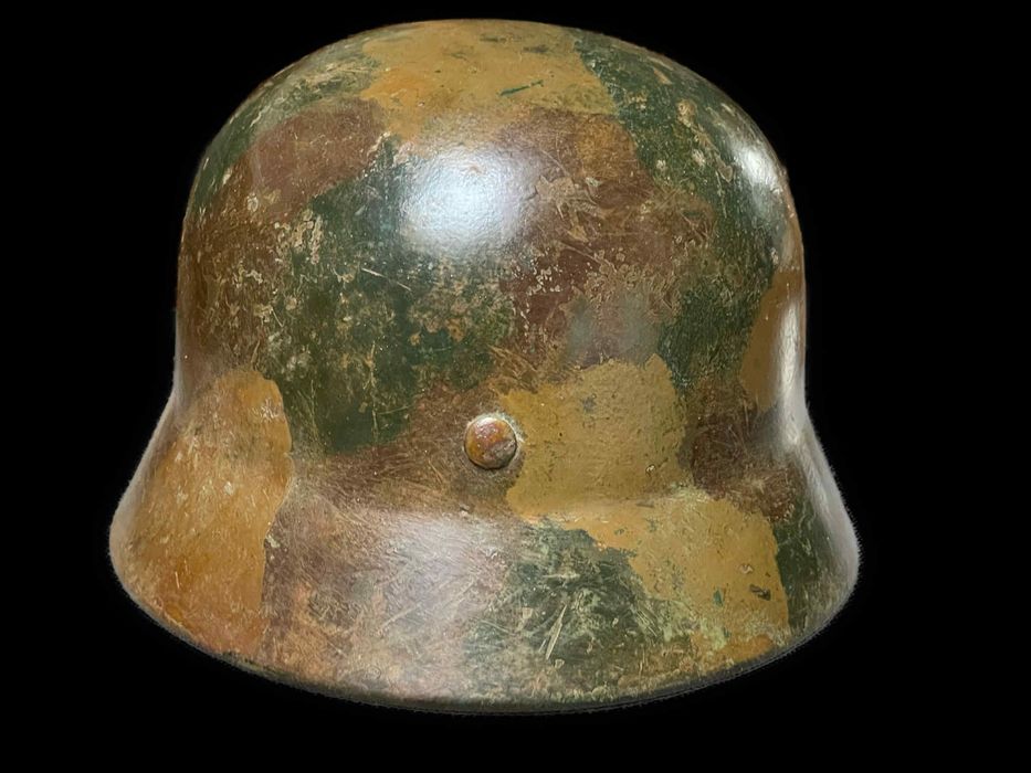 Hełm niemiecki M40 Wehrmacht w kamuflażu