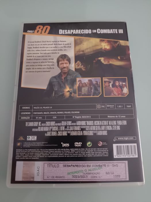 DVD Missing in Action 364741246744962121