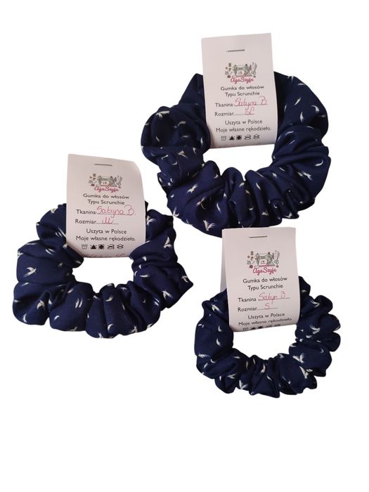 Scrunchie do włosów rozm M Greys