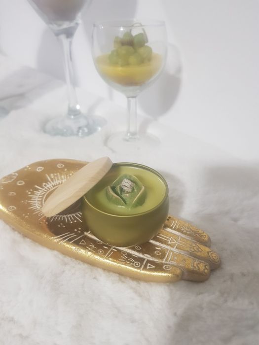 Velas artesanais potes metal