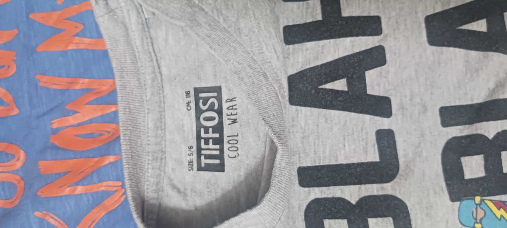 Conjunto 7 t-shirts para criança - 5/6 anos