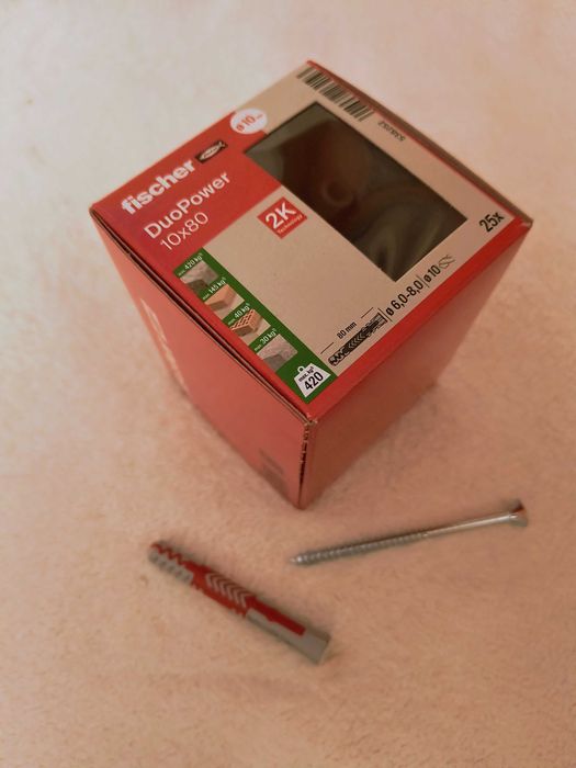 FISCHER kołki duopower 10x80