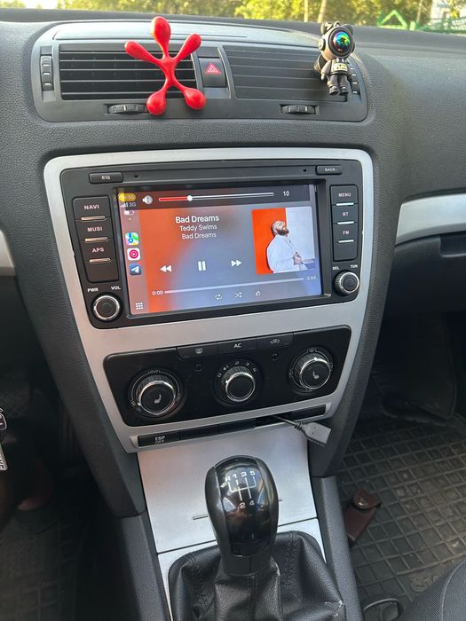 Штатна магнітола 6/64Gb Skoda Octavia A5 Yeti Android 15