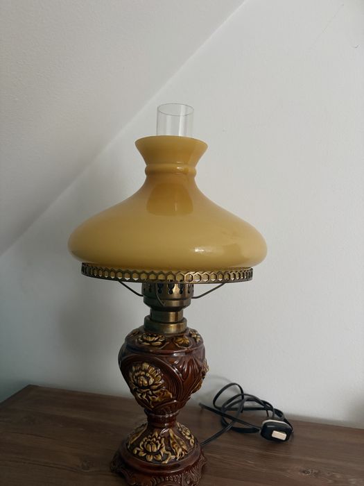 Lampa ceramiczna stołowa