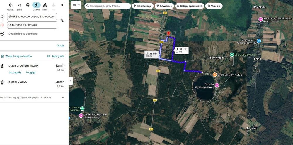 Działka rekreacyjna 718 m² - Nowy Orzechów-Jezioro Zagłębocze - Widok 3