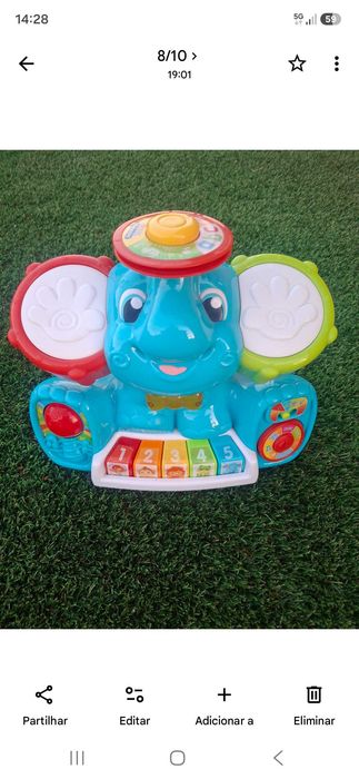 Brinquedo Dumbo elefante