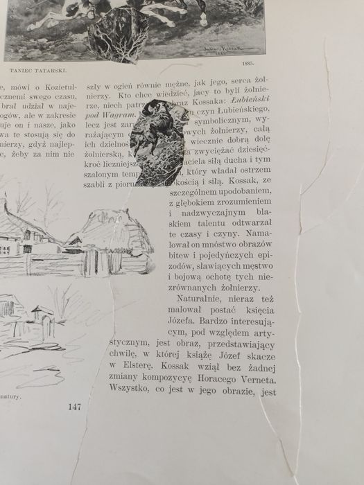 Juliusz Kossak przez Stanisława Witkiewicza 1912