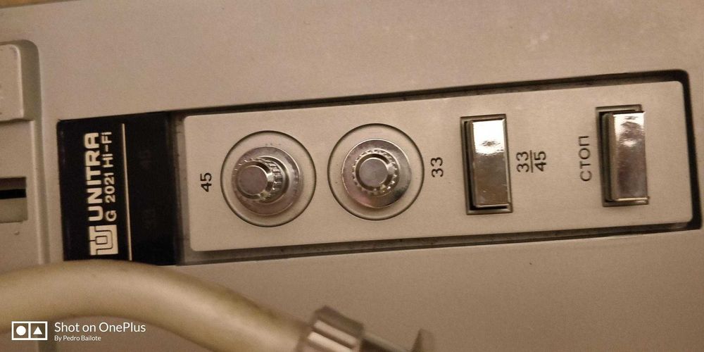 Gira Discos Eletromagnetico Raro Unitra