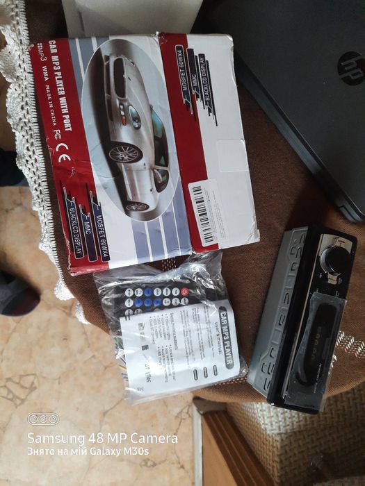 Продам автомагнітолу 1din USB блютуз 4×45w