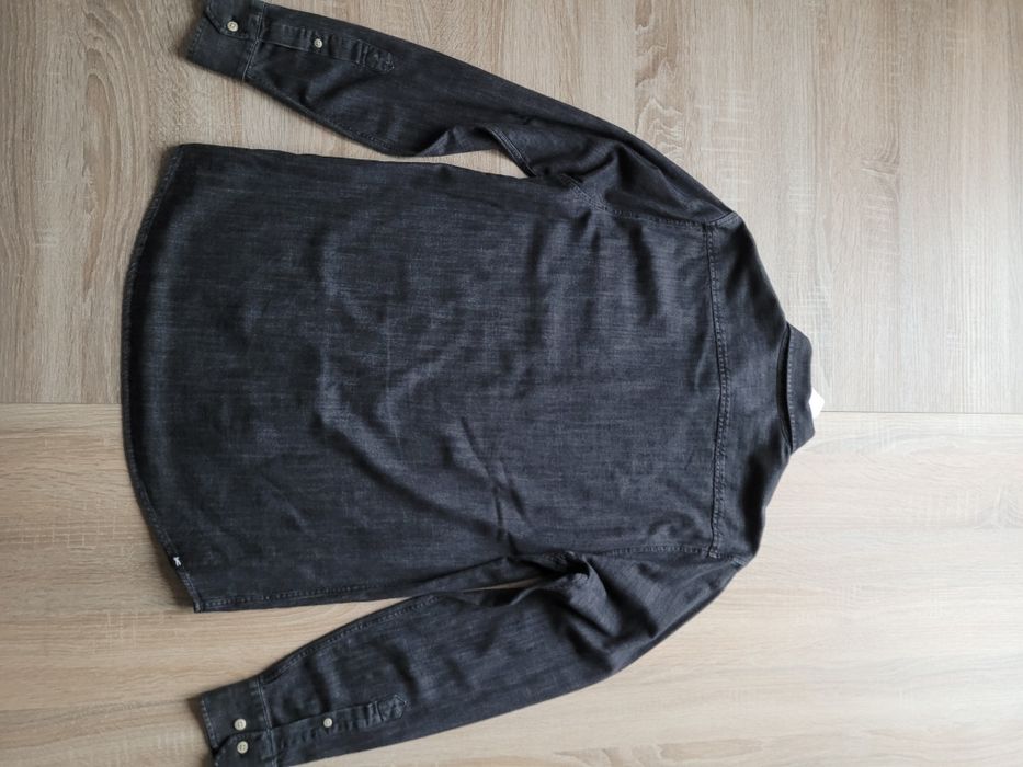 M Denham lincoln shirt wlrep koszula regular cut męska jeans bawełna