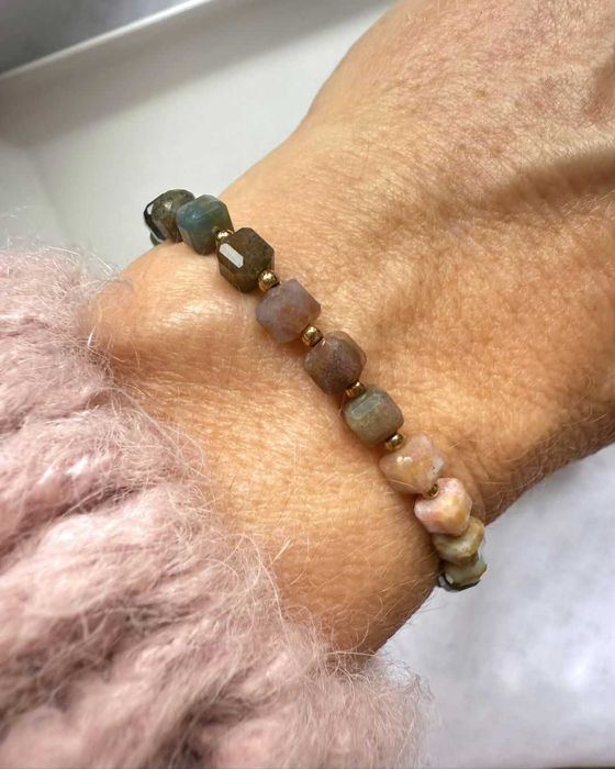 Bransoletka z agatów