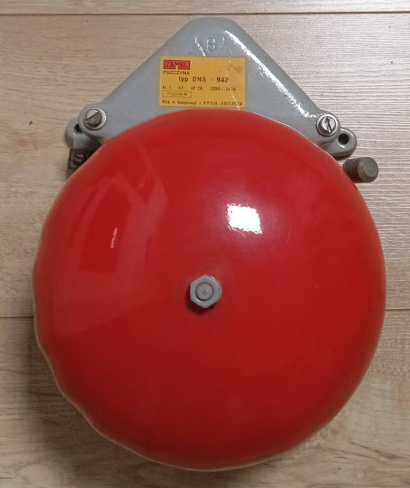 Dzwonek szkolny przemysłowy ZAMEL DNS-942 220V – nowy