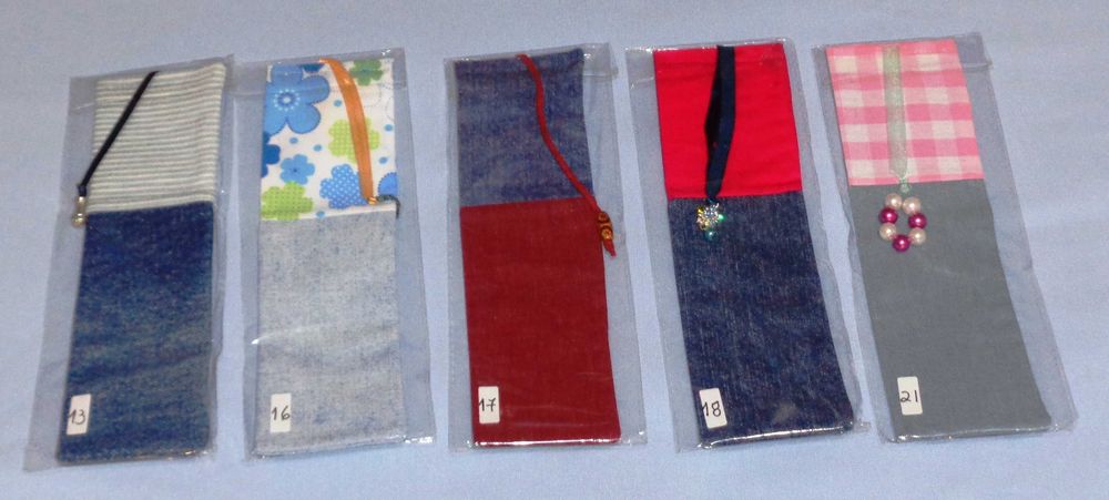 Marcadores para livros em tecido (NOVOS)