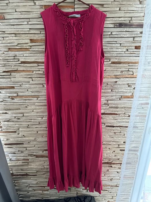 Taranko dluga sukienka w kolorze fuksji