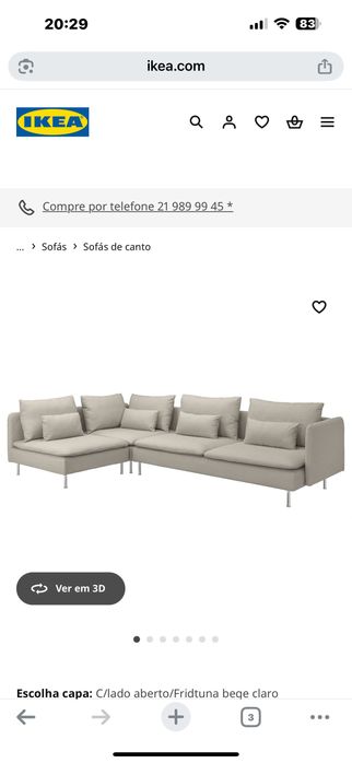 Sofá IKEA para venda