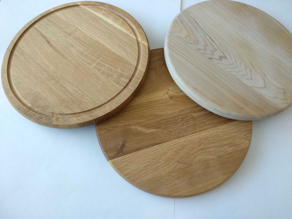 Торцевые разделочные доски круглые