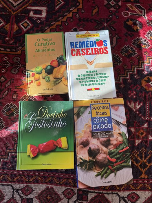 Leite de 5 livros alimentos / culinária