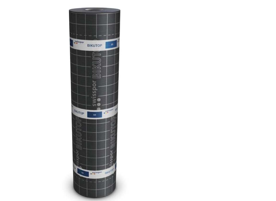 Papa wierzchniego krycia SWISSPOR BIKUTO S 53 5,3 mm szara cena za 1m²