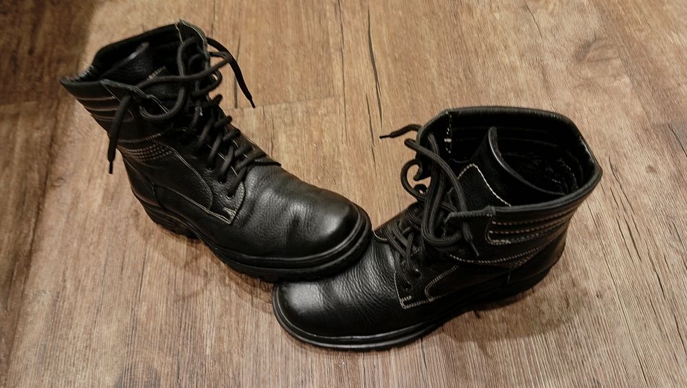 Чоботи шкіряні утеплені флісом