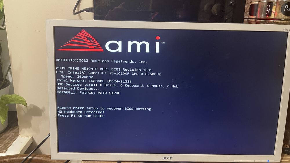 Intel i3-10100F + 16 ГБ ОЗП + GeForce GT 1030